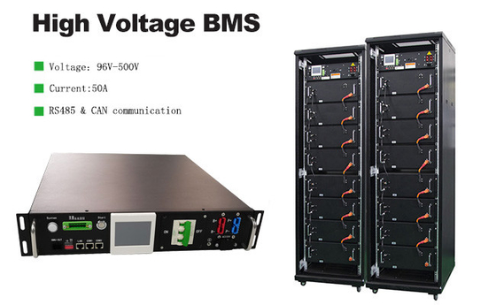 96S BMS 배터리 관리 시스템 라이프포4 BMS 120V 144V 192V 240V 384V 480V 50A 리레 BMS RS485 CAN 통신