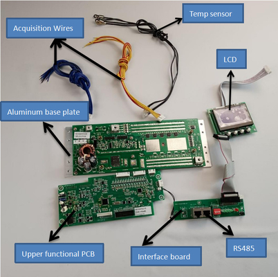 15S 16S 100A BMS 48V 스마트 BMS 리?? 배터리용 알루미늄 판 5kwh LCD 디스플레이와 통신용 RS485