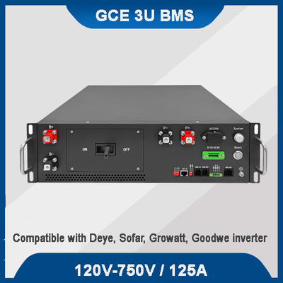 GCE BMS 160S 512V 배터리 관리 시스템 Deye Sofar 인버터 125A와 16S BMU와 함께 작동합니다. 에너지 저장 시스템