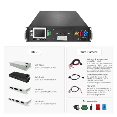 GCE 512V 160S 100A 리?? BMS 실시간 모니터링 연장 배터리 수명