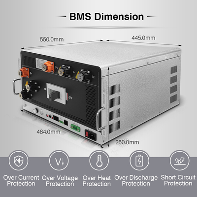 고전압 BMS 160S512V 400A 배터리 에너지 저장 솔루션 Lifepo4 BMS UPS용 리?? 배터리 ESS Lifepo4 배터리