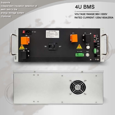 4U 케이스 전체 고전압 배터리 관리 시스템 Bms 576V 250A