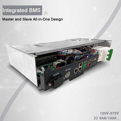 GCE 통합 BMS 고전압 Lifepo4 배터리 75S 240V 50A UPS ESS 태양 에너지 시스템