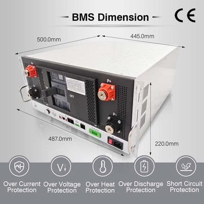 180S 576V 400A 모듈형 BMS BESS UPS 균형 에너지 저장 16S 15S