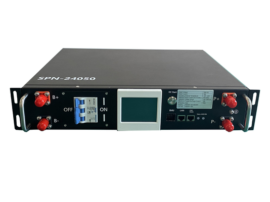 2U 스마트 BMS Daly 45S 144V 125A 고전압 Lifepo4 배터리 팩