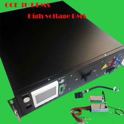 384V 125A Bms 고전압 3U 박스 3.5 인치 디스플레이 Rs485 CAN 통신