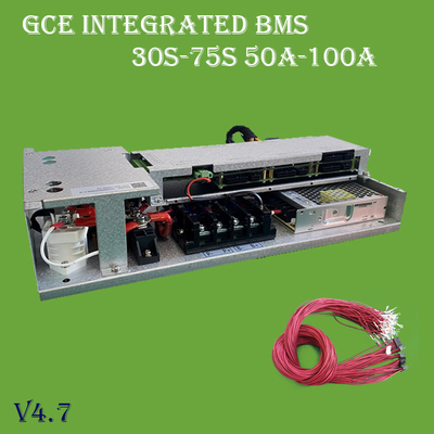 ESS UPS 전원 공급 통합 BMS 30-60S 96V-192V 100A 2U 철 상자